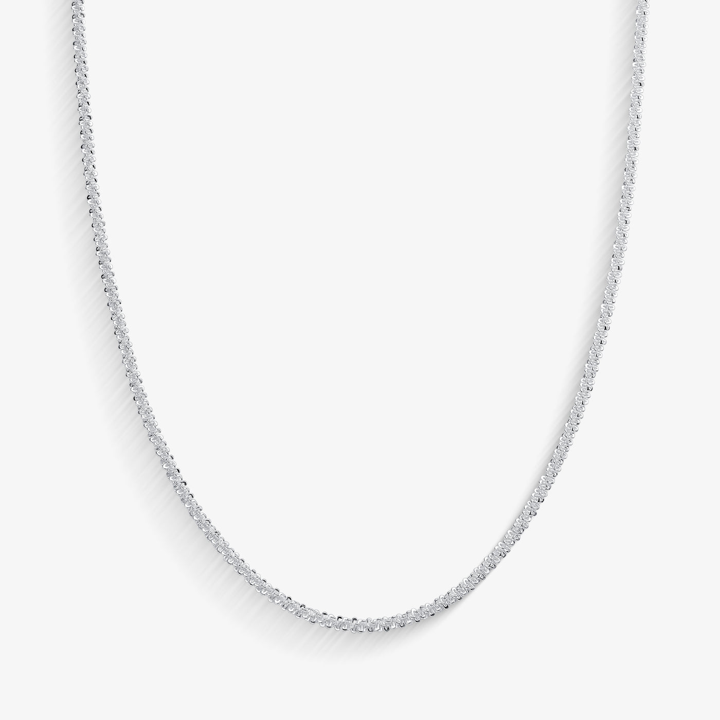 Choker Singapura Diamantado Folheado a Prata