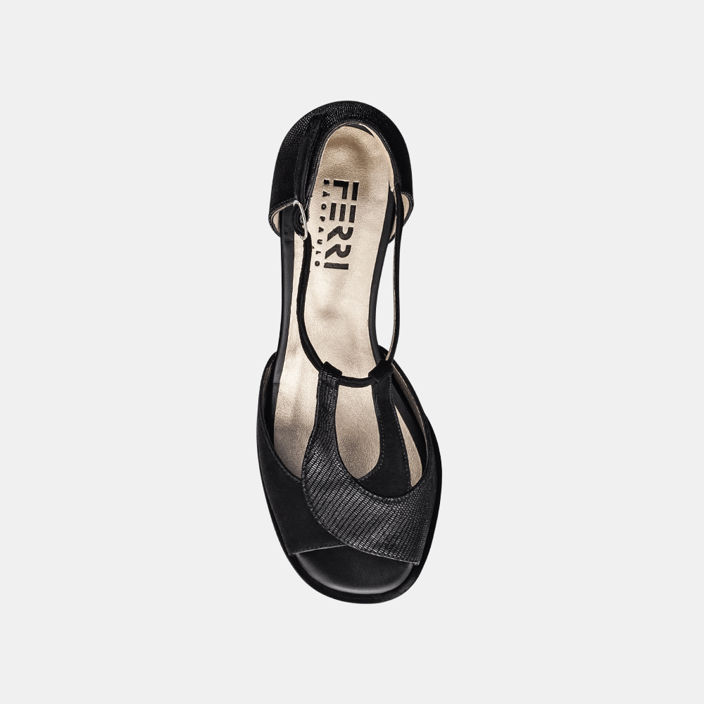 Sandália Salto Alto Florença Preta