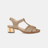 Sandália Vênus Bege