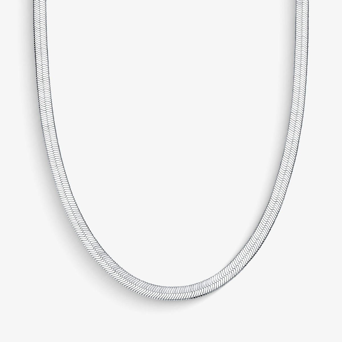 Choker Malha Italiana Folheado a Prata