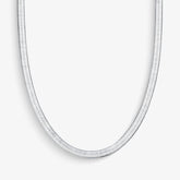 Choker Malha Italiana Folheado a Prata