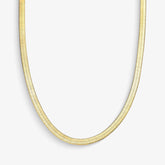 Choker Malha Italiana Folheado a Ouro18k