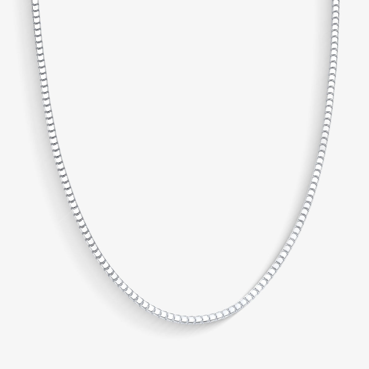 Choker Elo Cubinhos Folheado a Prata