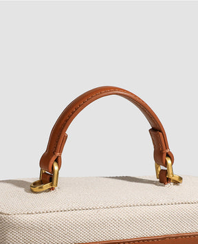 Bolsa Pequena Canvas Bicolor Bali