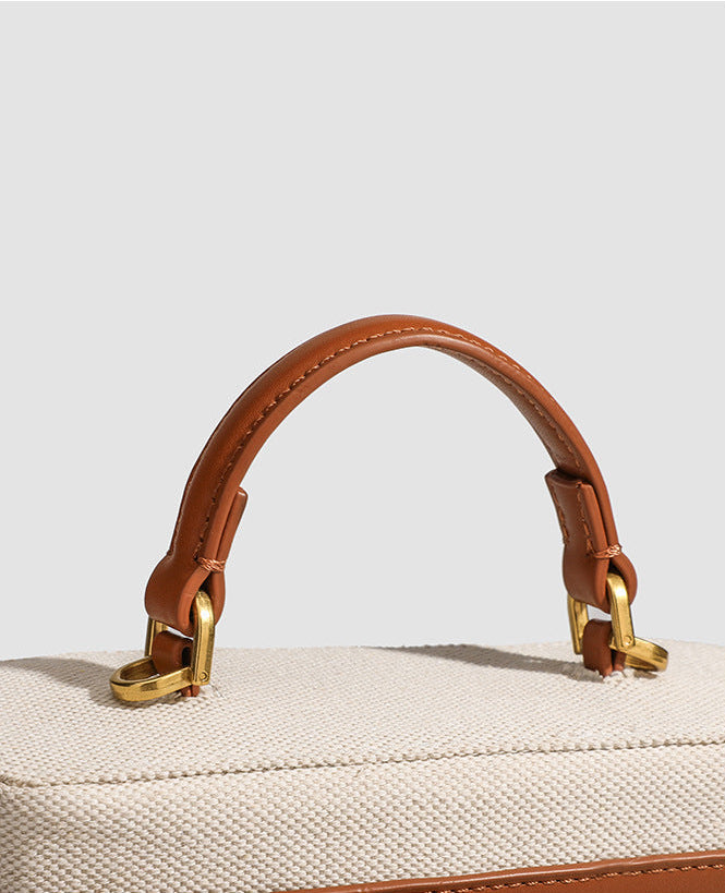 Bolsa Pequena Canvas Bicolor Bali