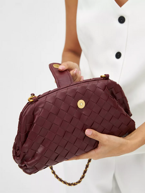 Bolsa Pequena Trançada Claire