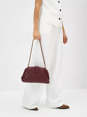 Bolsa Pequena Trançada Claire