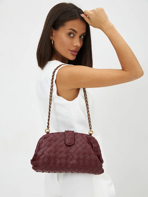 Bolsa Pequena Trançada Claire