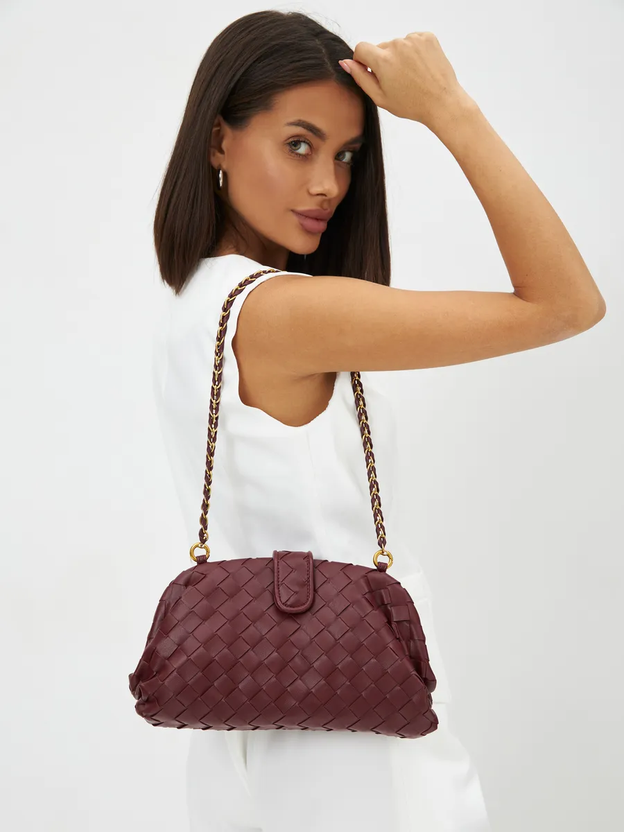 Bolsa Pequena Trançada Claire