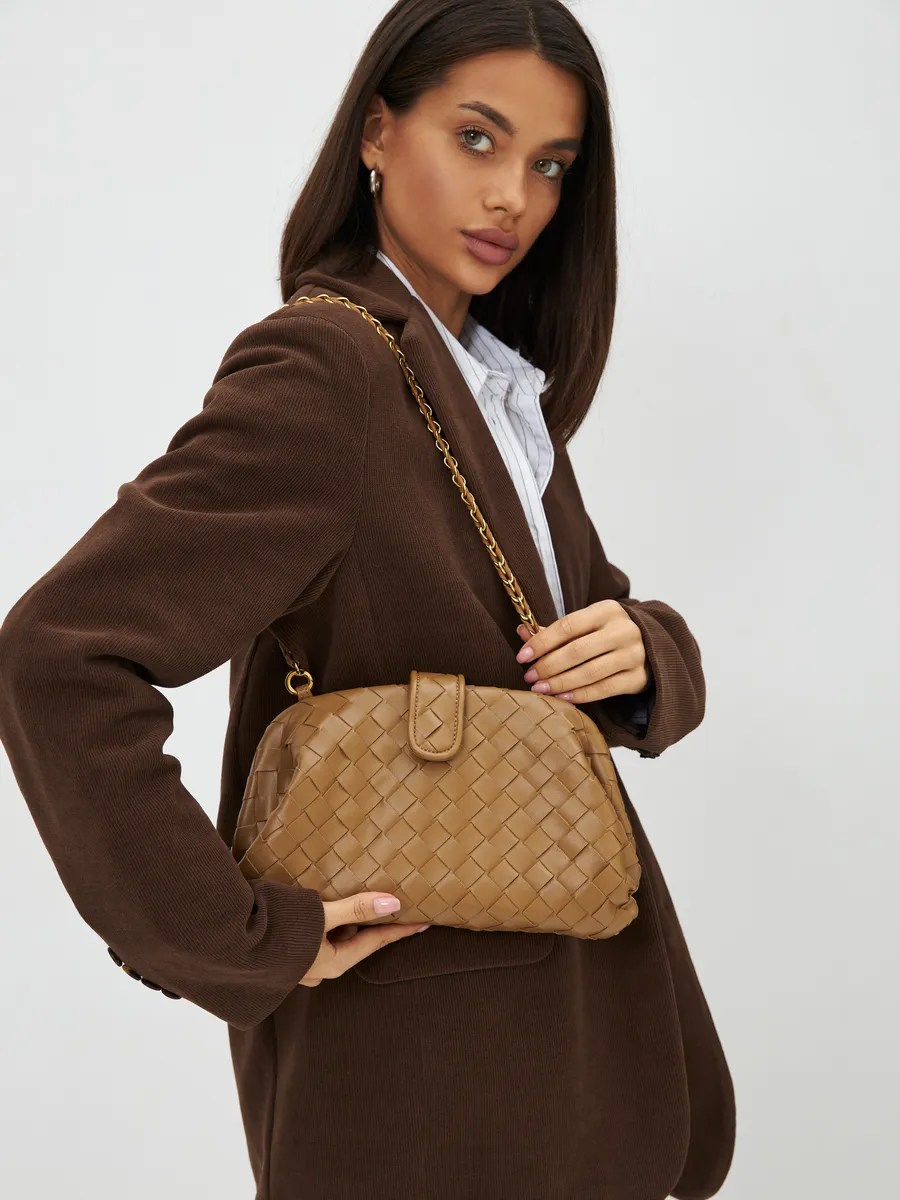 Bolsa Pequena Trançada Claire