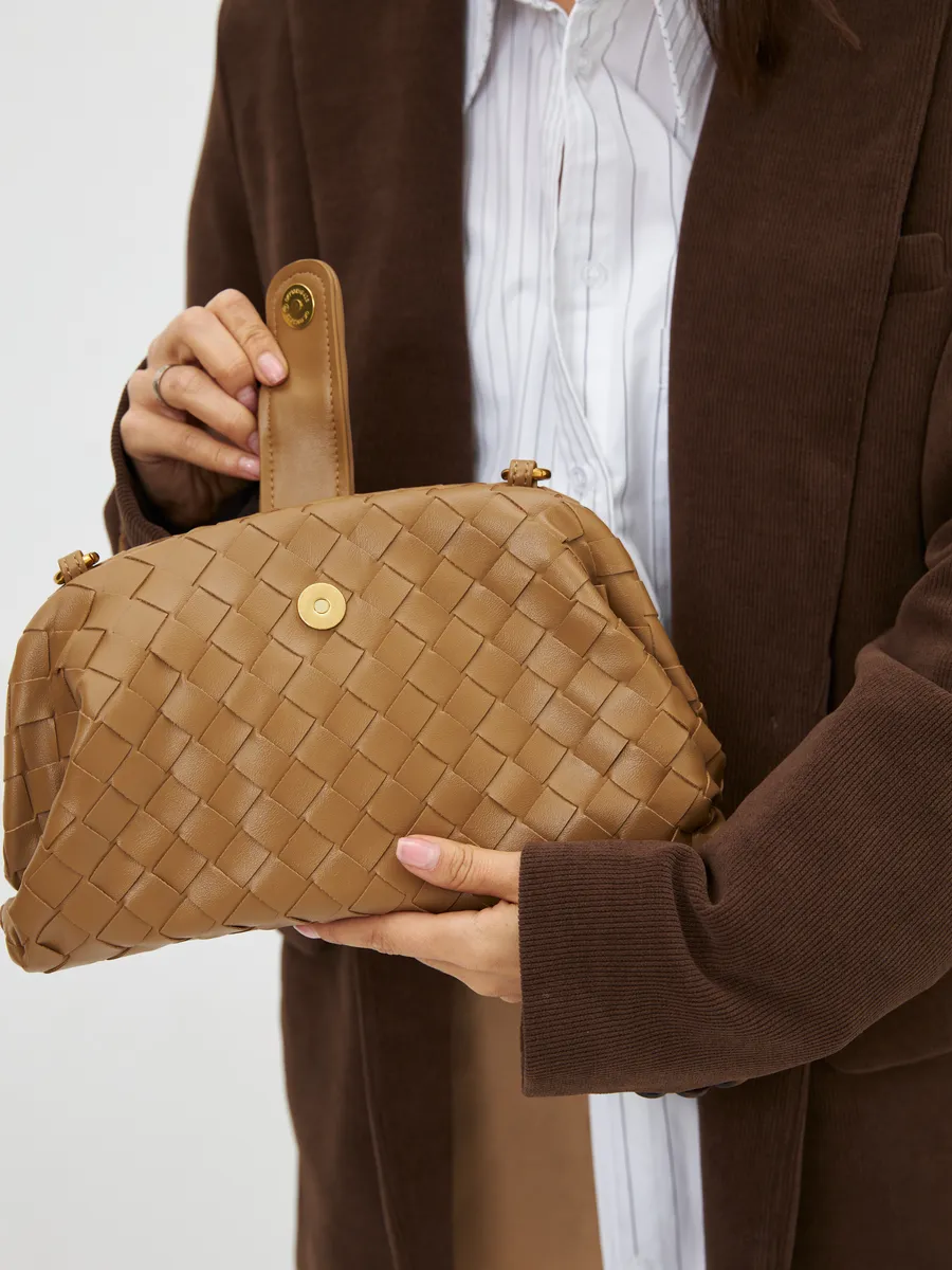 Bolsa Pequena Trançada Claire