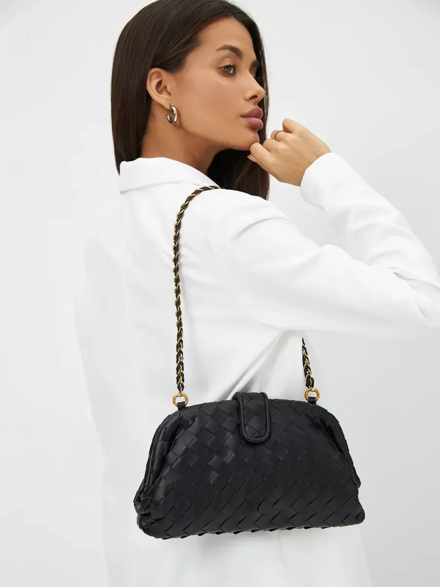 Bolsa Pequena Trançada Claire