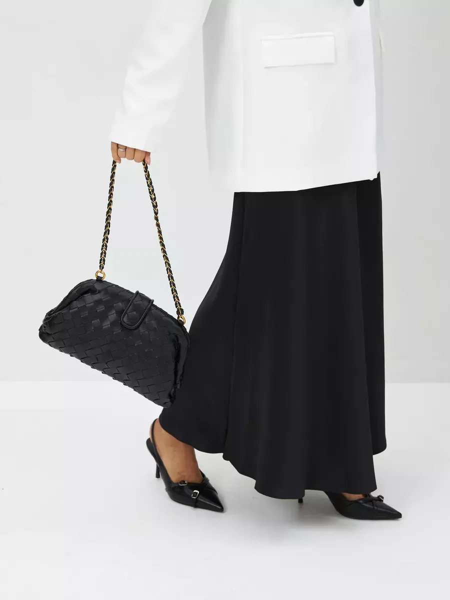 Bolsa Pequena Trançada Claire