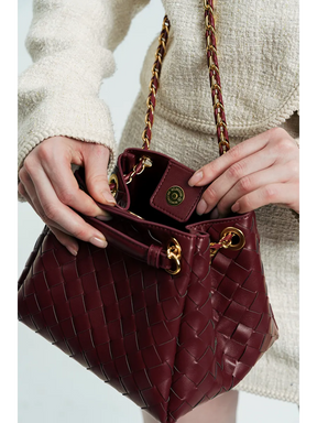 Bolsa Pequena Trançada Giulia