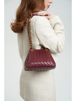 Bolsa Pequena Trançada Giulia