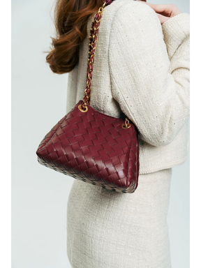 Bolsa Pequena Trançada Giulia