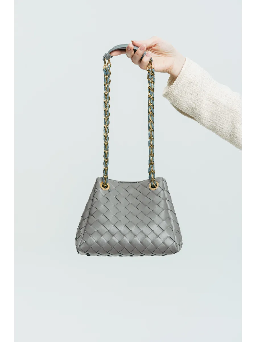 Bolsa Pequena Trançada Giulia