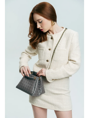 Bolsa Pequena Trançada Giulia