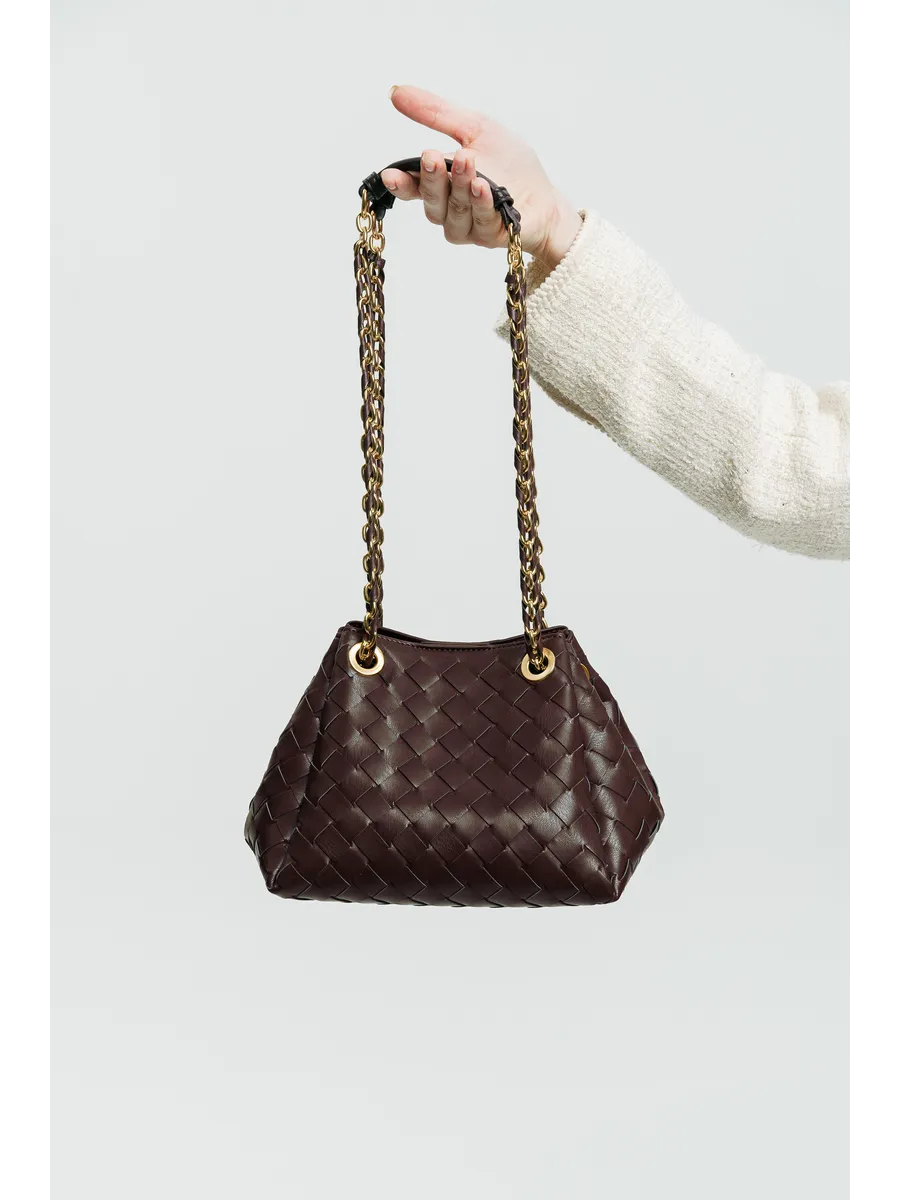 Bolsa Pequena Trançada Giulia