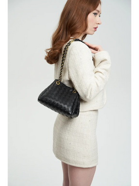 Bolsa Pequena Trançada Giulia