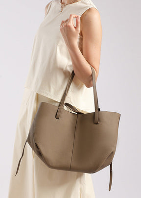 Bolsa Tote Grande Couro Legítimo Paris