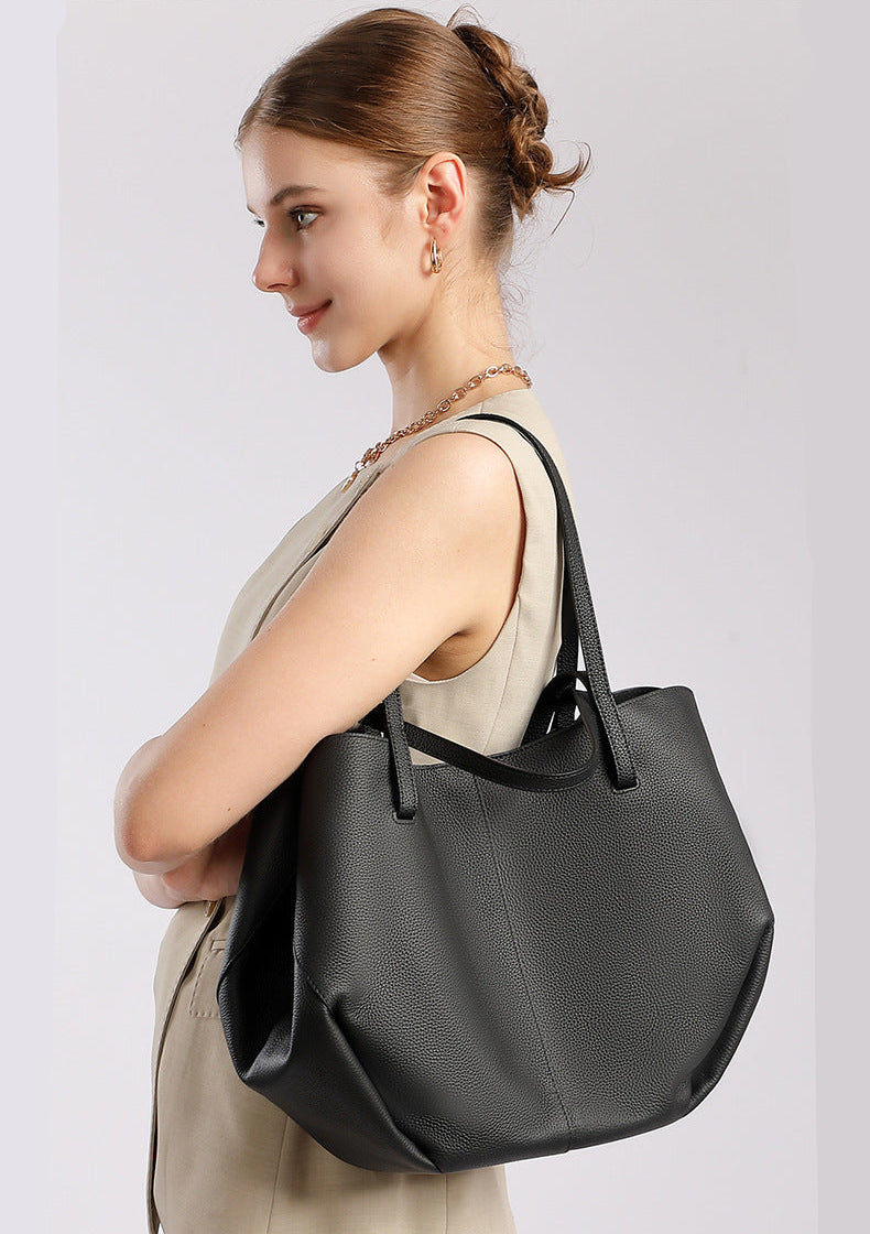 Bolsa Tote Grande Couro Legítimo Paris