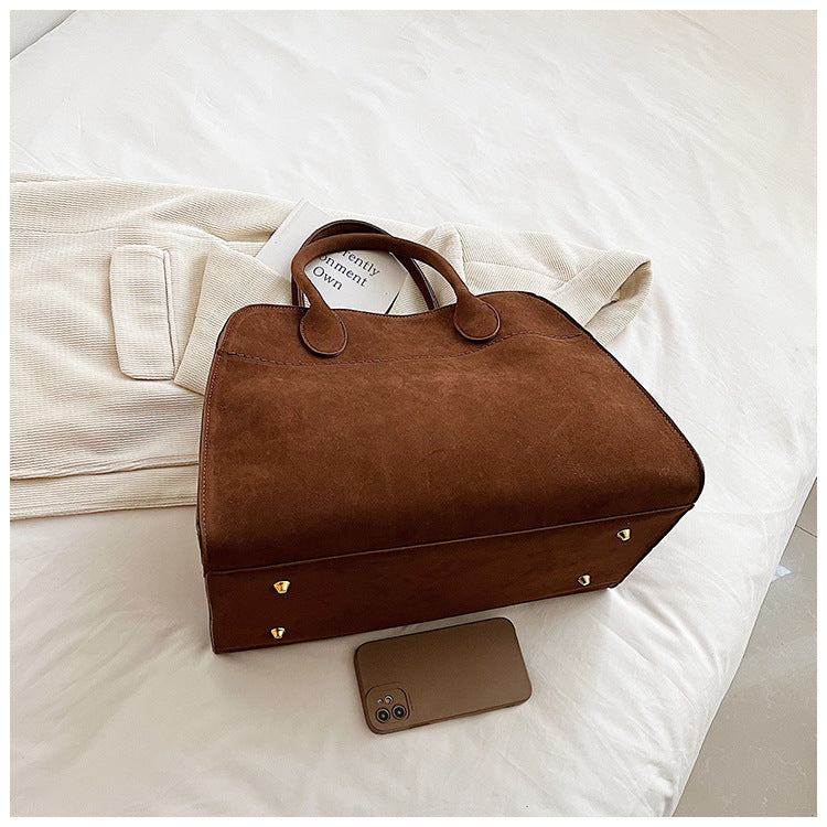 Bolsa Tote Grande Suede Hazel