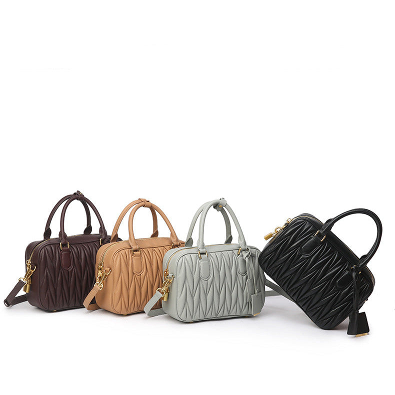 Bolsa Pequena Couro Legítimo Matelassê Milly