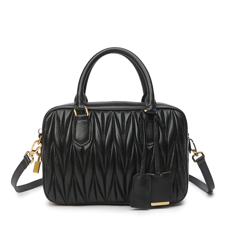 Bolsa Pequena Couro Legítimo Matelassê Milly