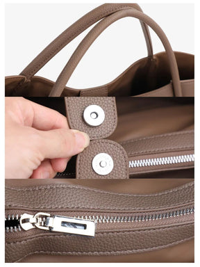 Bolsa Tote Grande Couro Legítimo Rouen