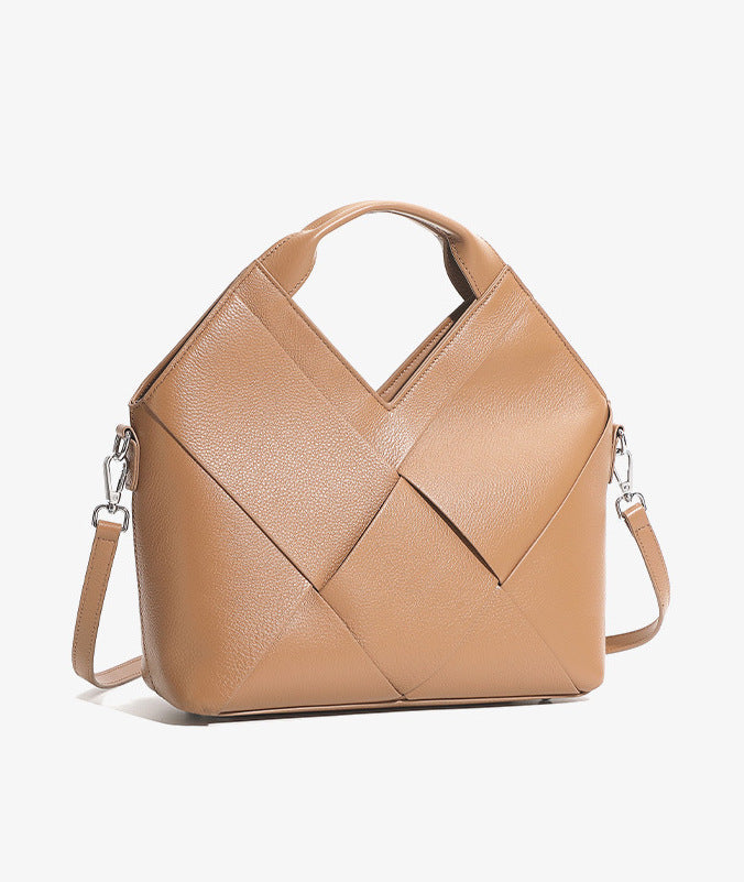 Bolsa Trançada Couro Legítimo Jacarta