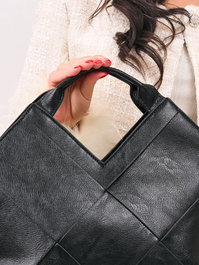 Bolsa Trançada Couro Legítimo Jacarta