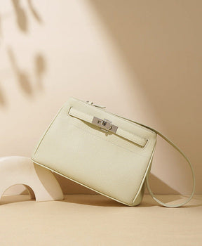 Bolsa Pequena Couro Legítimo Valência Ferragem Prata