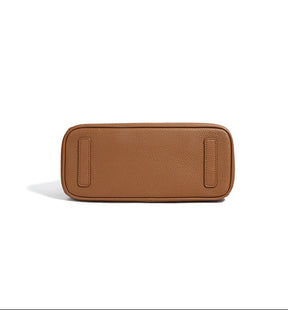 Bolsa Pequena Couro Legítimo Valência Ferragem Prata