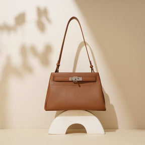 Bolsa Pequena Couro Legítimo Valência Ferragem Prata