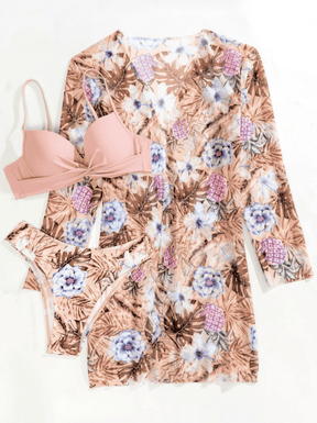 Biquíni Tropicalia Areezi - Conjunto 3 Peças