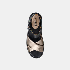 Sandália Plataforma Grafite