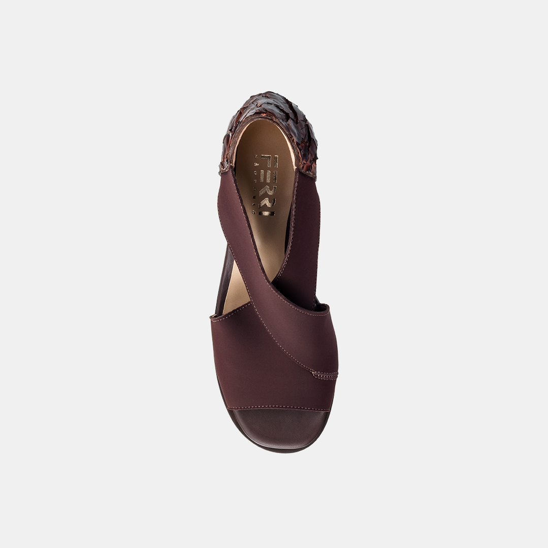 Sandália Verona Pirarucu Marrom