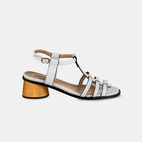 Sandália Tiras Off White