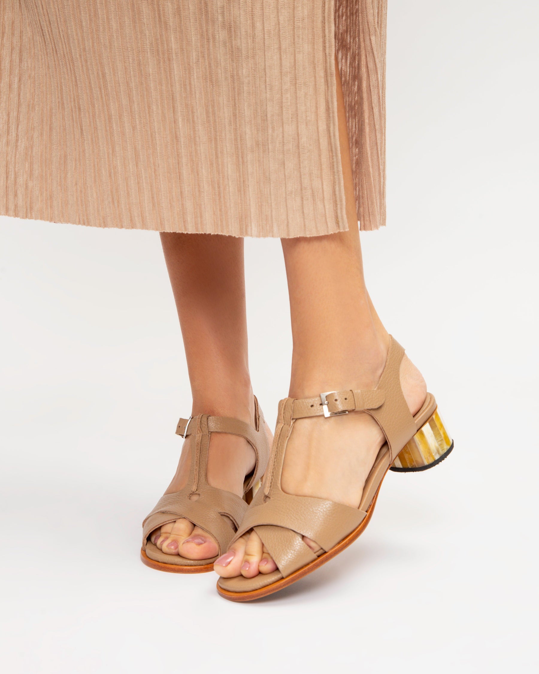 Sandália Vênus Bege