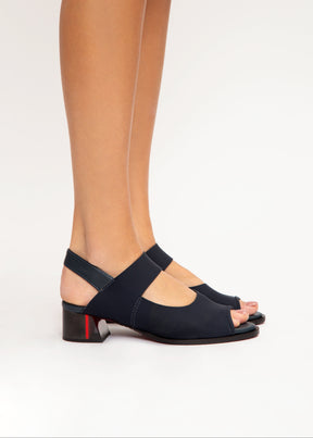 Sandália Salto Médio Gênova Marinho