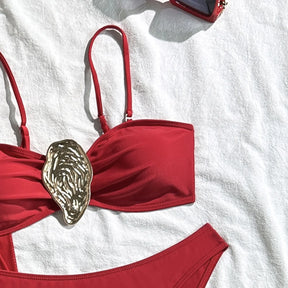 Biquíni Ostra Areezi - Conjunto 3 Peças