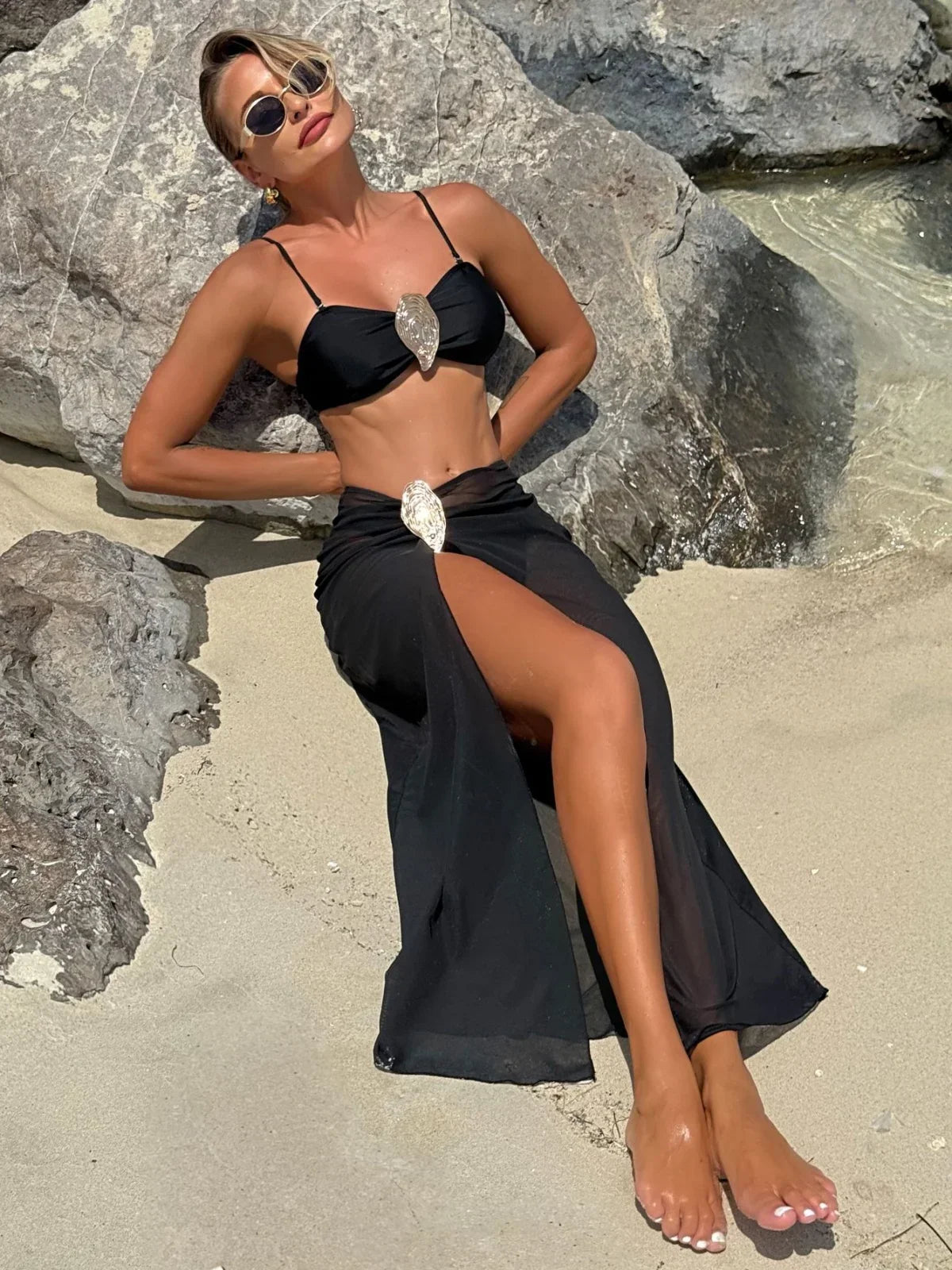 Biquíni Ostra Areezi - Conjunto 3 Peças