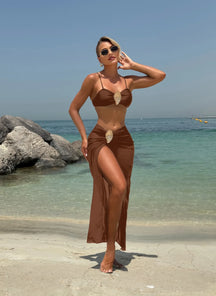 Biquíni Ostra Areezi - Conjunto 3 Peças