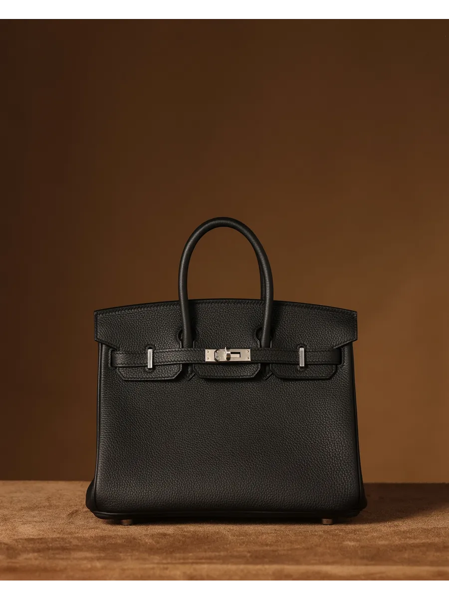 Bolsa Classic Média Couro Legítimo Barcelona Ferragem Prata