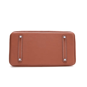 Bolsa Classic Média Couro Legítimo Barcelona Ferragem Prata