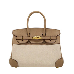 Bolsa Tote Média Canvas Bicolor Zaya