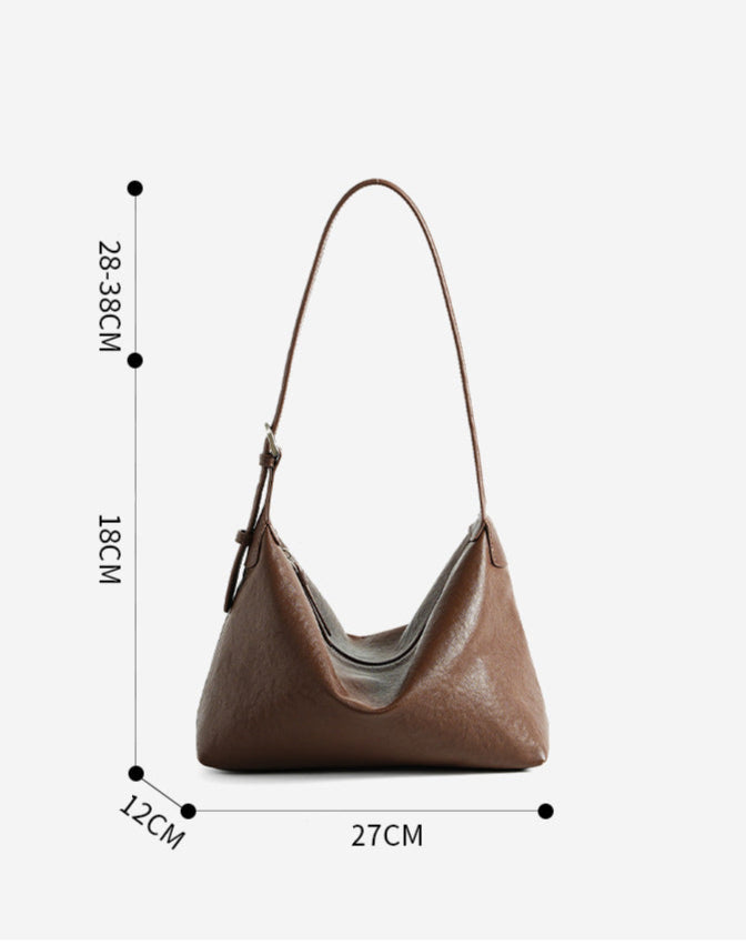 Bolsa de Ombro em Couro Legítimo Louise