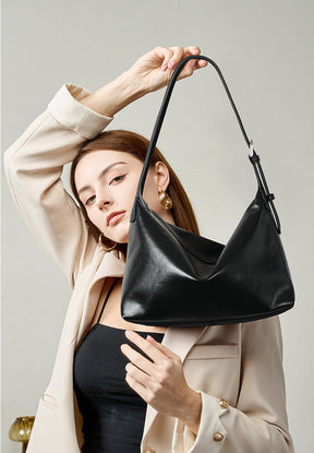 Bolsa de Ombro em Couro Legítimo Louise