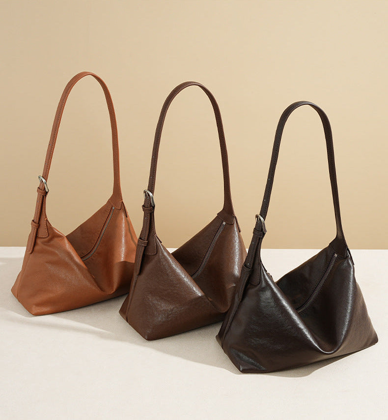 Bolsa de Ombro em Couro Legítimo Louise